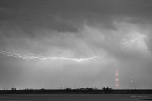 Lightning Bolting Across The Sky BWSC