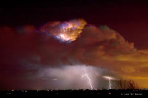 Thunderstorm Thunderhead Boulder County Colorado