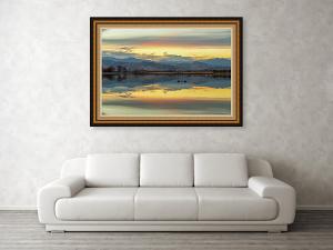Colorful Lake Reflections Of Longs Peak Art Prints